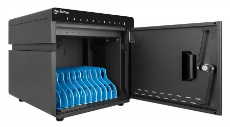 INTELLINET/MANHATTAN Charging Cabinet (X10) 180W- USB-C Ports 3A/18W Per Port