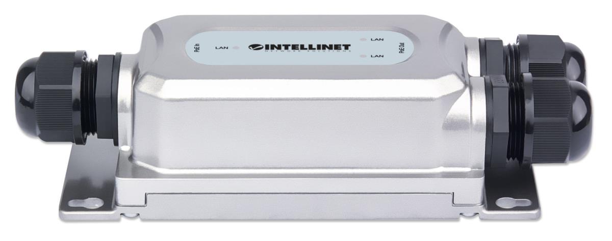 INTELLINET/MANHATTAN Outdoor Vandalproof Gigabit Ultra PoE Extender 2-Port