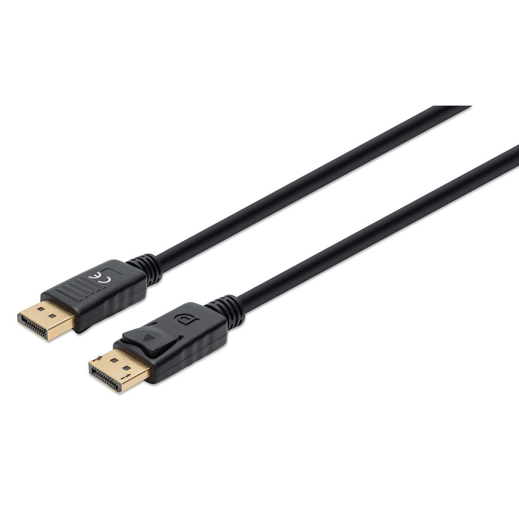 INTELLINET/MANHATTAN DisplayPort Cable 3m 8k/60hz- Pvc Male/Male Black