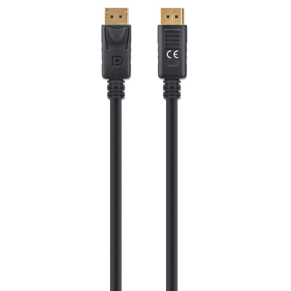 INTELLINET/MANHATTAN DisplayPort Cable 3m 8k/60hz- Pvc Male/Male Black