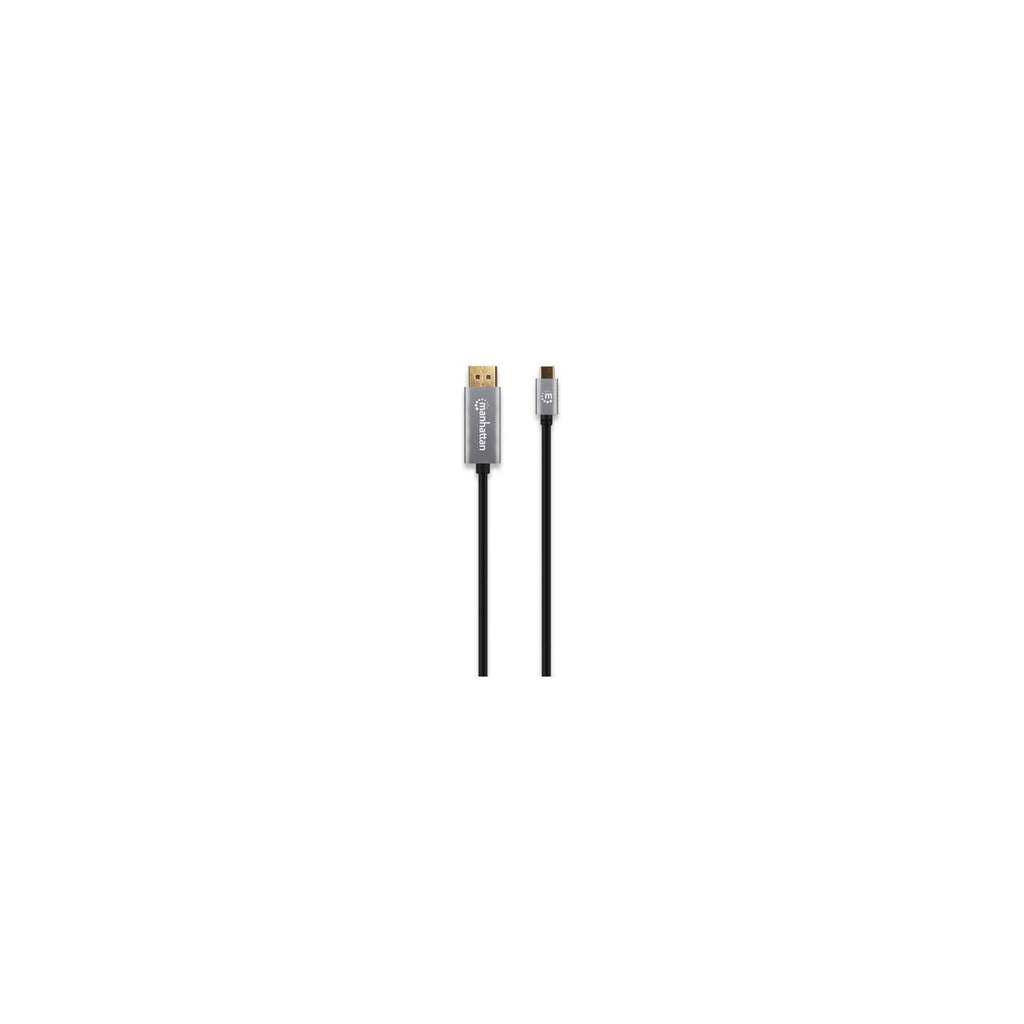 INTELLINET/MANHATTAN USB-C TO DisplayPort 8K/60HZ 3M -Male/Male Black