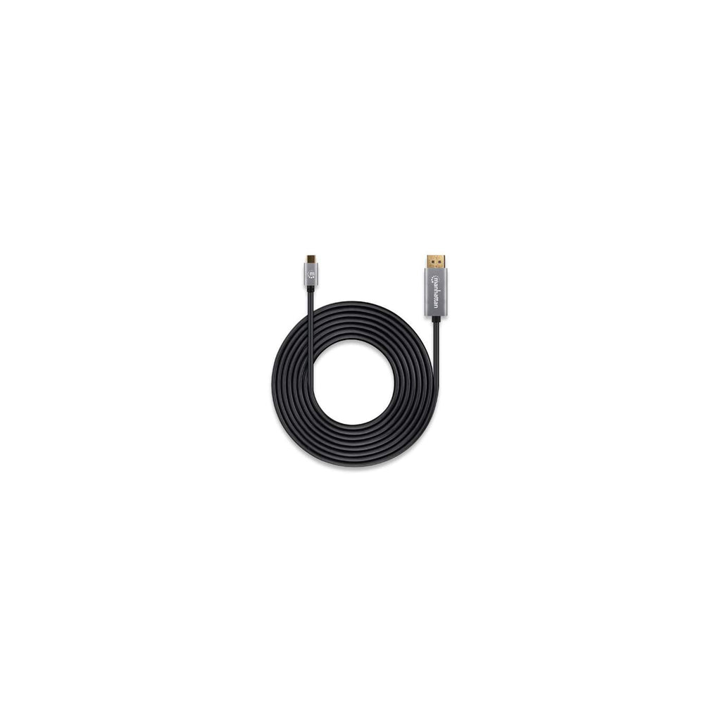 INTELLINET/MANHATTAN USB-C TO DisplayPort 8K/60HZ 3M -Male/Male Black