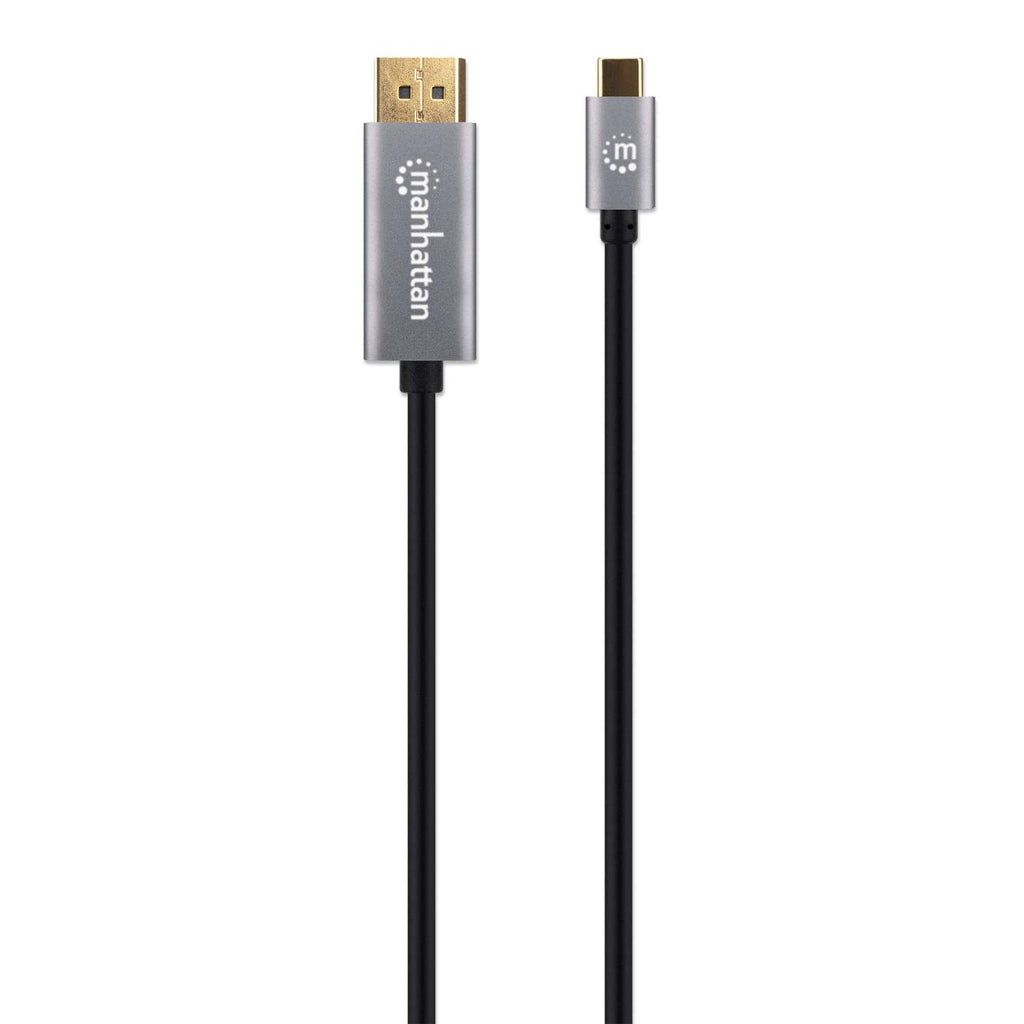 INTELLINET/MANHATTAN USB-C TO DisplayPort 8K/60HZ 2M -Male/Male Black