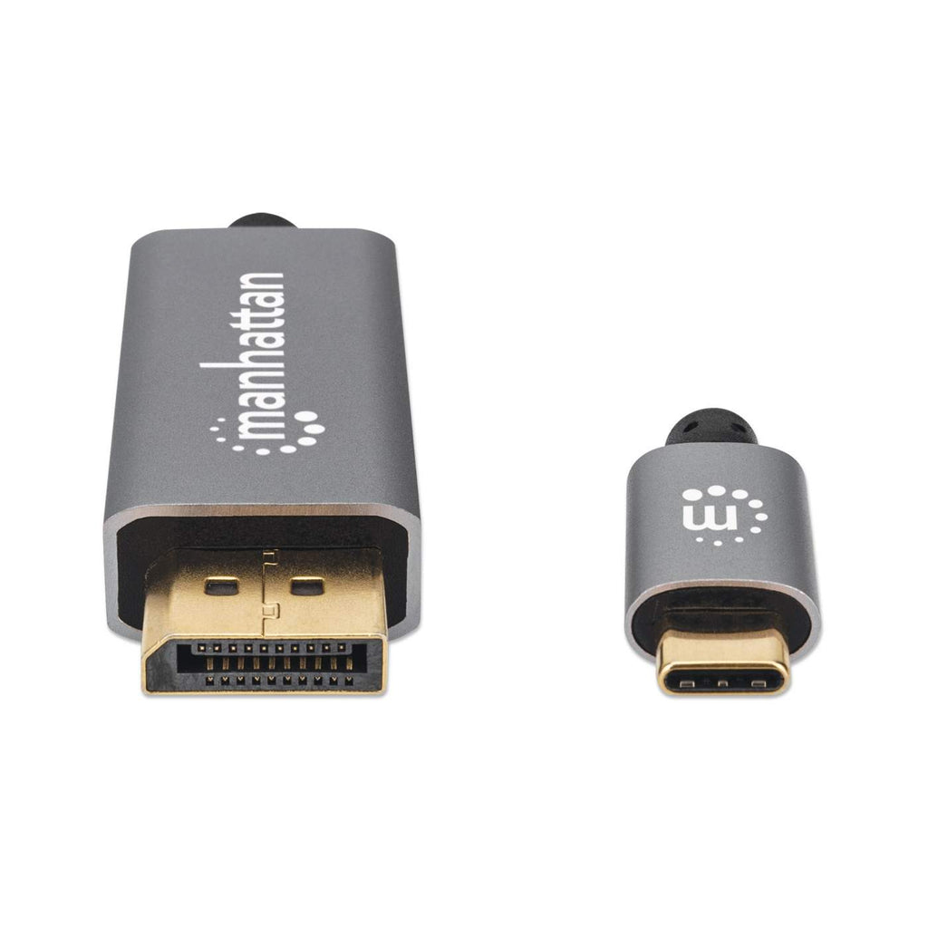 INTELLINET/MANHATTAN USB-C TO DisplayPort 8K/60HZ 2M -Male/Male Black
