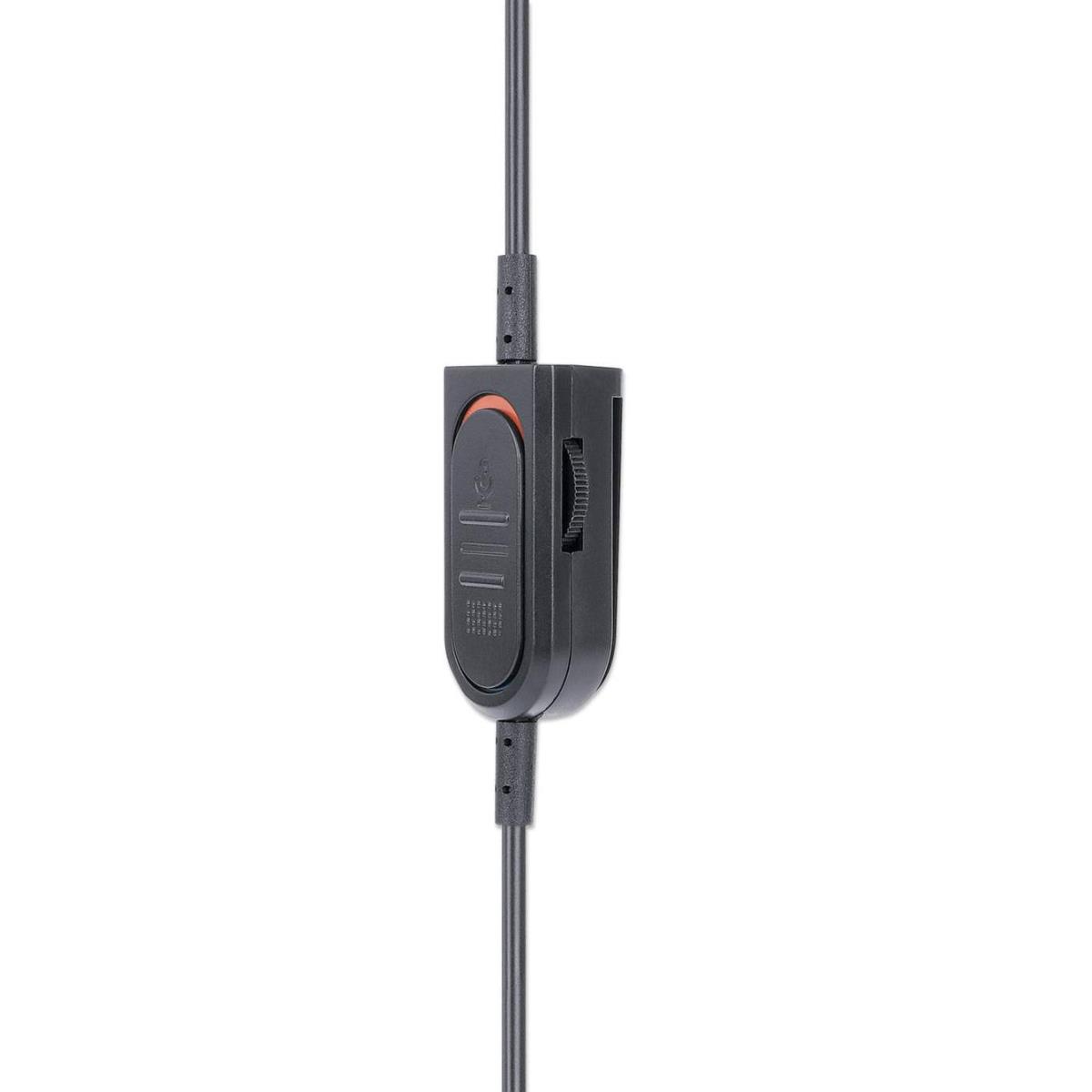 INTELLINET/MANHATTAN Headset - Single-sided Over-ear Design - Mono - USB