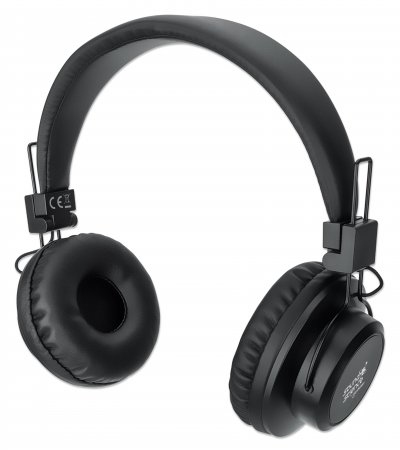 INTELLINET/MANHATTAN Headset - Sound Science On-Ear - Stereo - Bluetooth - Black