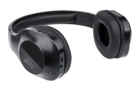 INTELLINET/MANHATTAN Headset - Sound Science Over-ear - Stereo - Bluetooth - Black