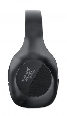 INTELLINET/MANHATTAN Headset - Sound Science Over-ear - Stereo - Bluetooth - Black
