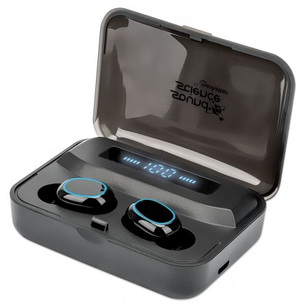 INTELLINET/MANHATTAN Headset - Sound Science True Wireless In-Ear  - Stereo - Bluetooth - Black