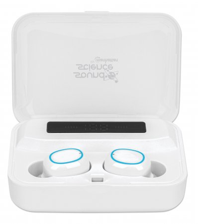 INTELLINET/MANHATTAN Headset - Sound Science True Wireless In-Ear  - Stereo - Bluetooth - White