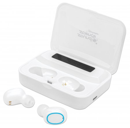 INTELLINET/MANHATTAN Headset - Sound Science True Wireless In-Ear  - Stereo - Bluetooth - White