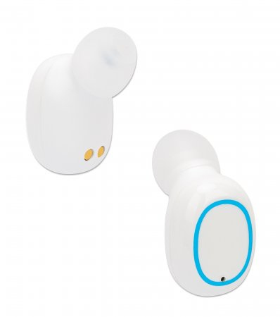 INTELLINET/MANHATTAN Headset - Sound Science True Wireless In-Ear  - Stereo - Bluetooth - White