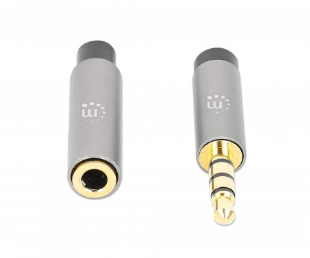 INTELLINET/MANHATTAN Stereo Audio Extension Cable 3.5mm Male to Female Slim Premium Gold-plated 1m