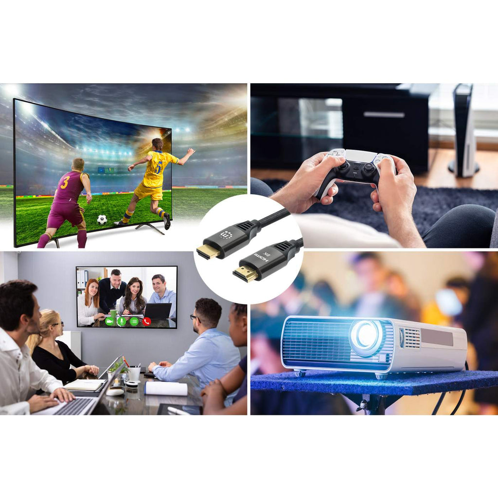 INTELLINET/MANHATTAN Ultra High Speed HDMI Cable with Ethernet 8K/60HZ 3m