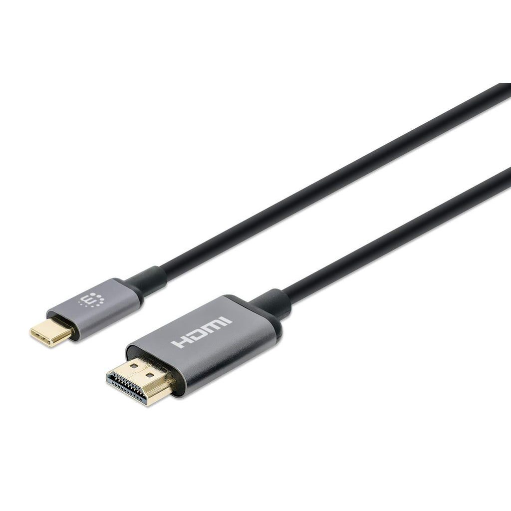 INTELLINET/MANHATTAN USB-C to HDMI Adapter Cable 4K/60HZ Male/Male 1m Black