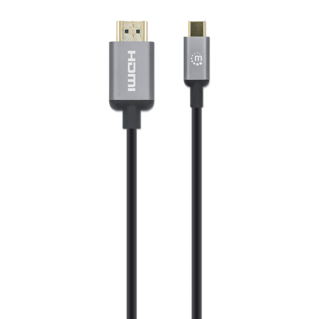 INTELLINET/MANHATTAN USB-C to HDMI Adapter Cable 4K/60HZ Male/Male 1m Black