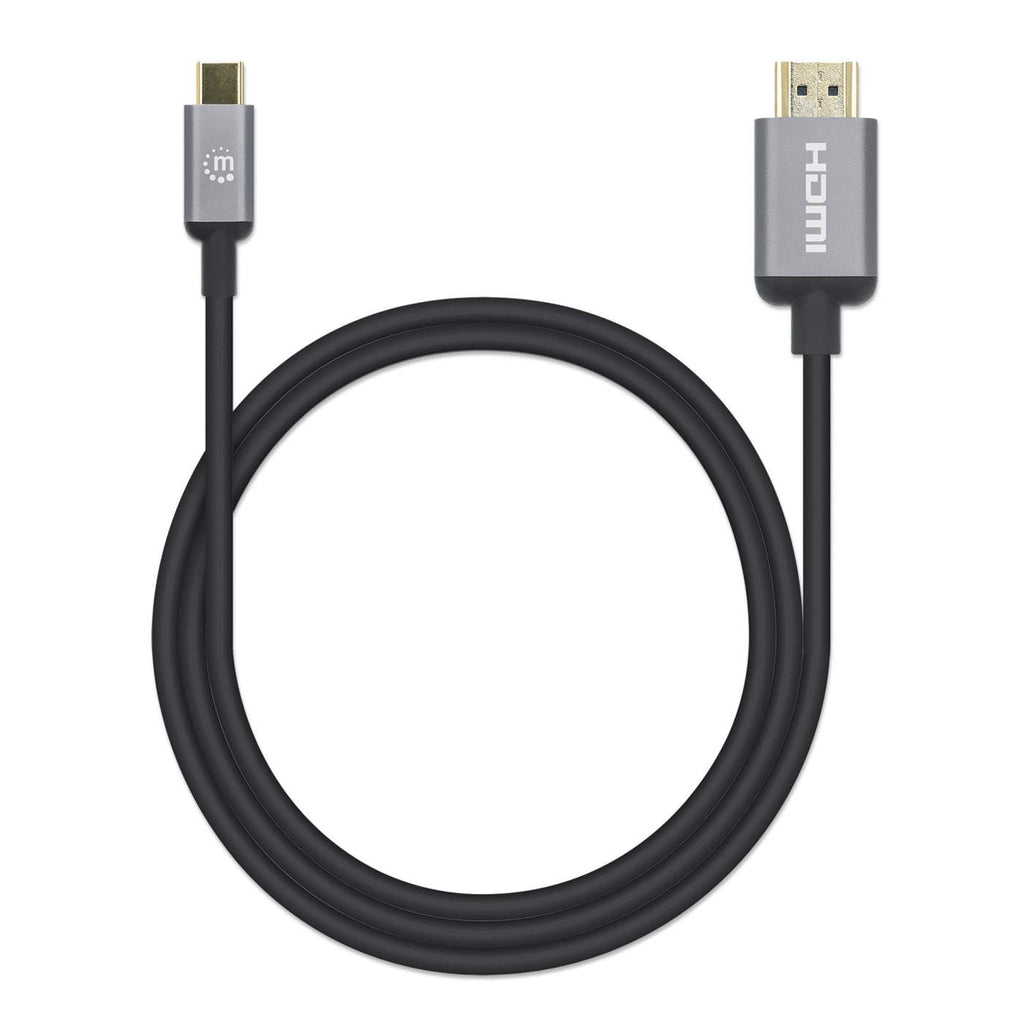 INTELLINET/MANHATTAN USB-C to HDMI Adapter Cable 4K/60HZ Male/Male 1m Black