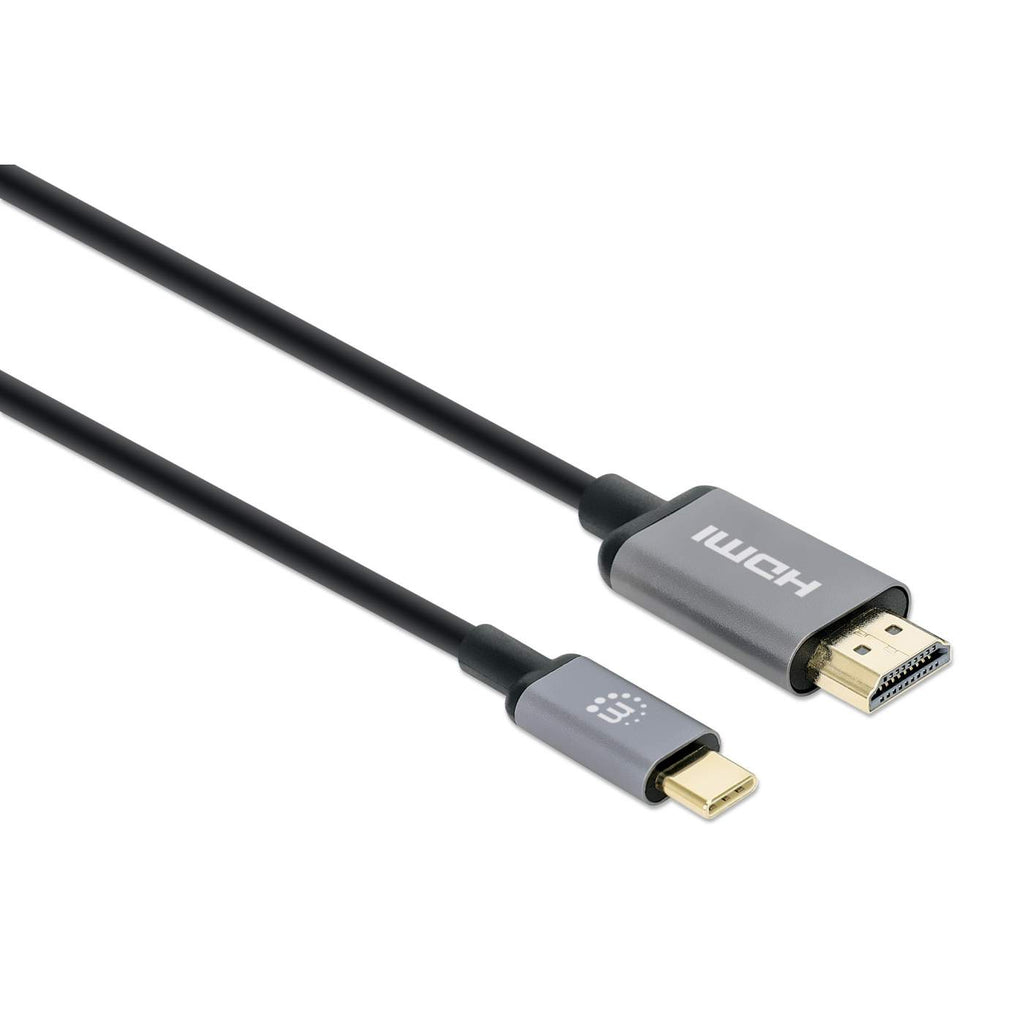 INTELLINET/MANHATTAN USB-C to HDMI Adapter Cable 4K/60HZ Male/Male 1m Black