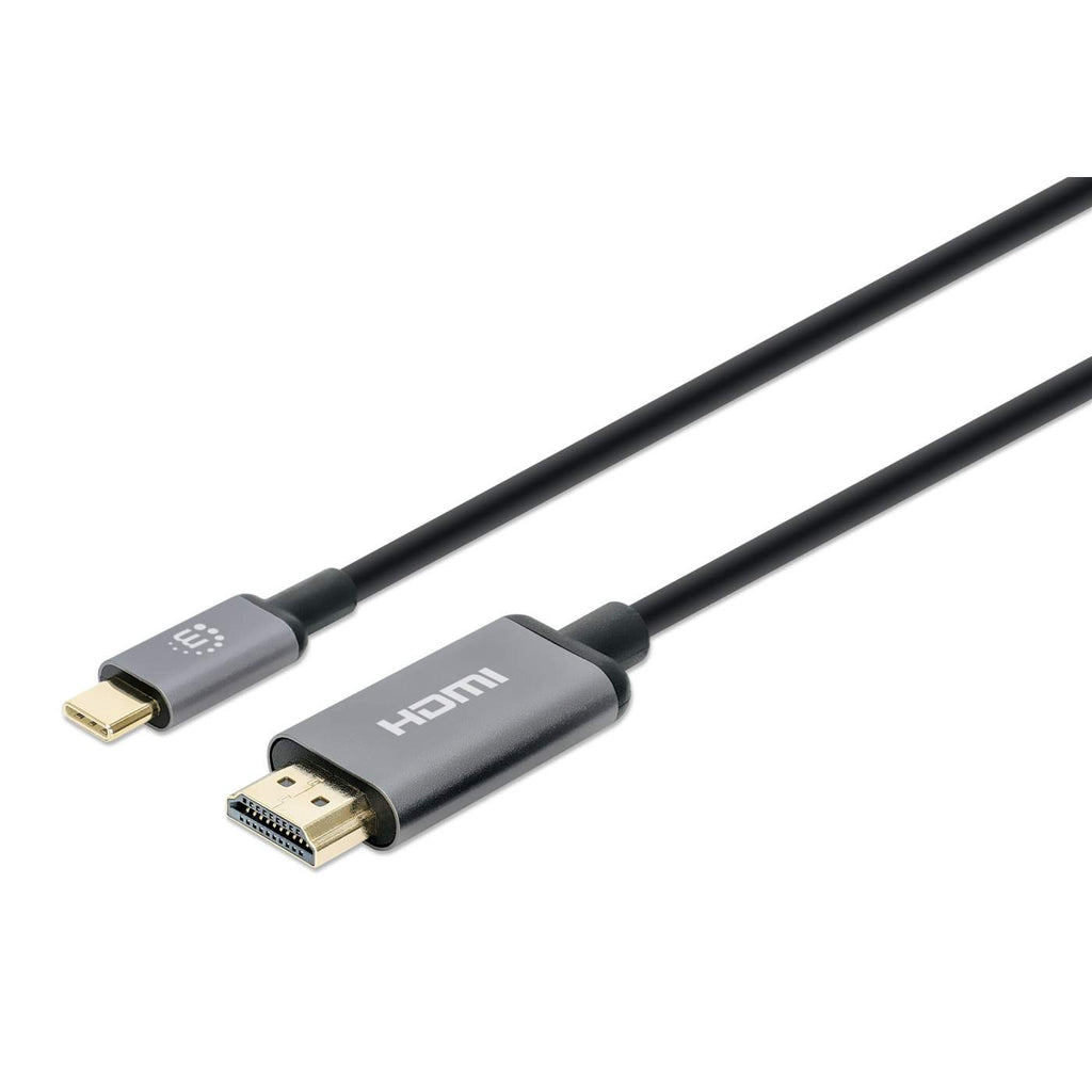 INTELLINET/MANHATTAN USB-C to HDMI Adapter Cable 4K/60HZ Male/Male 2m Black