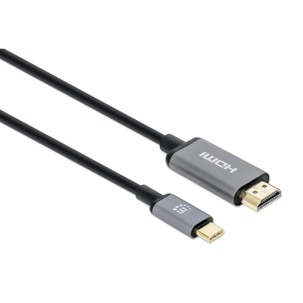 INTELLINET/MANHATTAN USB-C to HDMI Adapter Cable 4K/60HZ Male/Male 2m Black