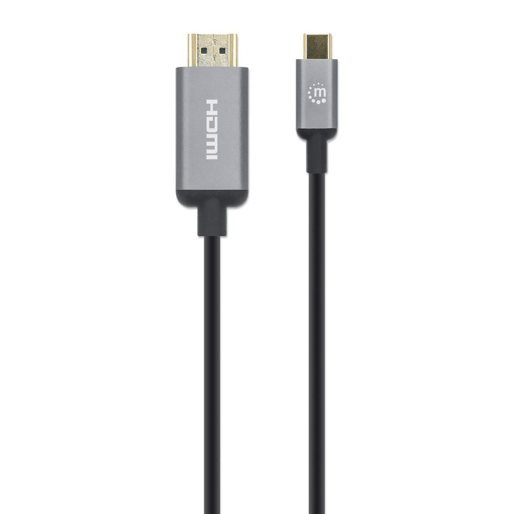 INTELLINET/MANHATTAN USB-C to HDMI Adapter Cable 4K/60HZ Male/Male 2m Black