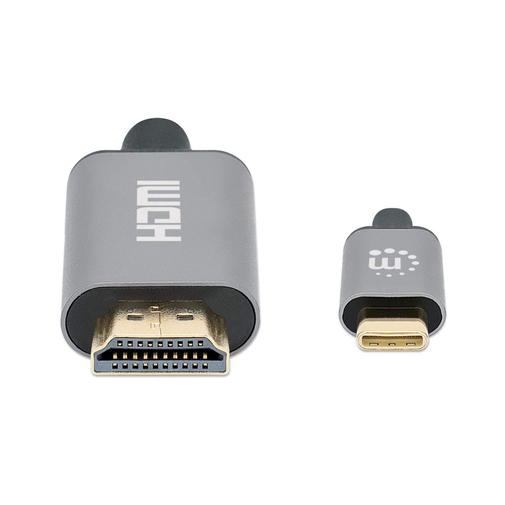 INTELLINET/MANHATTAN USB-C to HDMI Adapter Cable 4K/60HZ Male/Male 2m Black