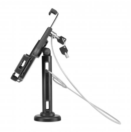 INTELLINET/MANHATTAN Tablet/iPad Stand -  Desk and Wall Mount Holder - Lockable - 7.9 to 11in