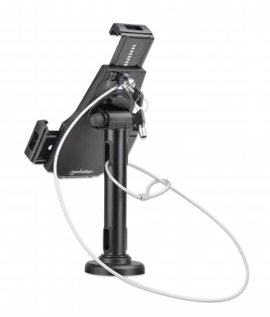 INTELLINET/MANHATTAN Tablet/iPad Stand -  Desk and Wall Mount Holder - Lockable - 7.9 to 11in