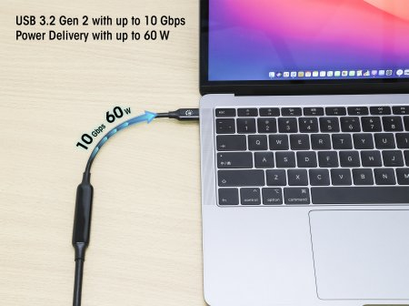 INTELLINET/MANHATTAN USB-C Male to USB-C Male Device Cable 5m