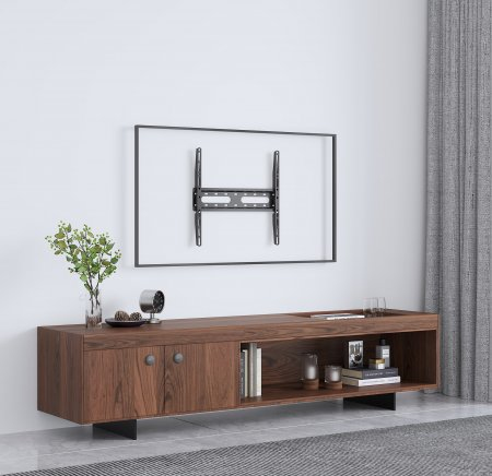 INTELLINET/MANHATTAN Monitor Mount - Wall - 1 Monitor - Fixed - 32 to 55in - Black