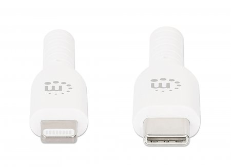 INTELLINET/MANHATTAN USB-C TO Lightning Cable 0.5m- Male/Male Black Mfi/certified