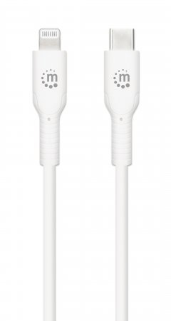 INTELLINET/MANHATTAN USB-C TO Lightning Cable 2m- Male/Male Black Mfi/certified