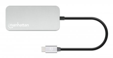 INTELLINET/MANHATTAN USB-C Dock/HUB/Reader 6-port- HDMI/Network/USB-A(X3)/USB-C Power Delivery