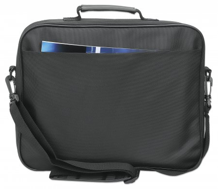 INTELLINET/MANHATTAN Cambridge Clamshell - 14.1in Notebook Bag - Black