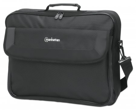 INTELLINET/MANHATTAN Cambridge Clamshell - 17.3in Notebook Bag - Black