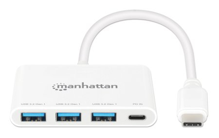 INTELLINET/MANHATTAN USB 3.0 Type-C Hub 3-Port with Power Delivery
