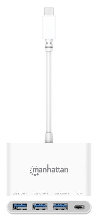 INTELLINET/MANHATTAN USB 3.0 Type-C Hub 3-Port with Power Delivery