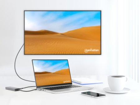 INTELLINET/MANHATTAN USB-C 7-in-1 Docking Station with Power Delivery