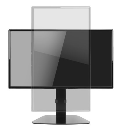 INTELLINET/MANHATTAN Monitor Mount - Desk - 1 Monitor - Tilt/Swivel/Rotatable
