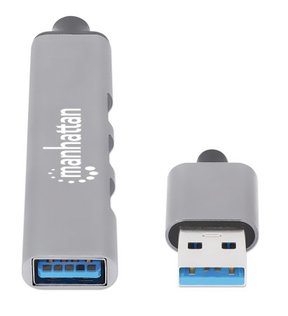 INTELLINET/MANHATTAN Combo USB Hub 4-Port USB 3.0 / 2.0 Combo Hub