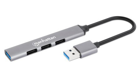 INTELLINET/MANHATTAN Combo USB Hub 4-Port USB 3.0 / 2.0 Combo Hub