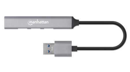 INTELLINET/MANHATTAN Combo USB Hub 4-Port USB 3.0 / 2.0 Combo Hub