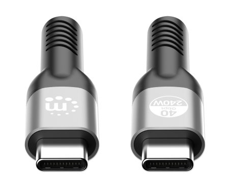 INTELLINET/MANHATTAN USB4 / Thunderbolt 4 Type-C 40 Gbps 8K Video and 240 W EPR Charging Cable / PD 3.1