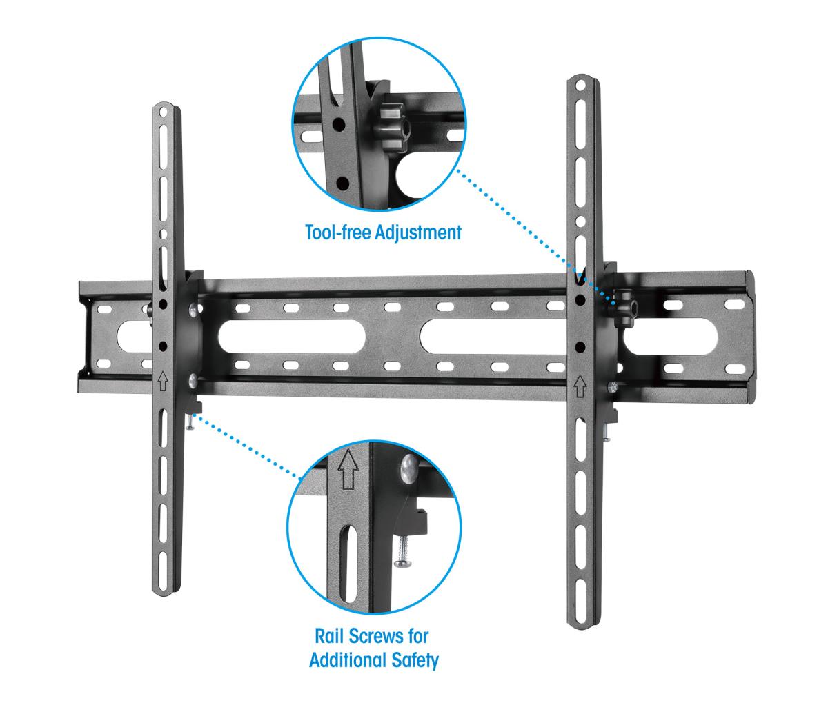 INTELLINET/MANHATTAN Monitor Mount - Wall - 1 Monitor - Tilt - 37 to 70in