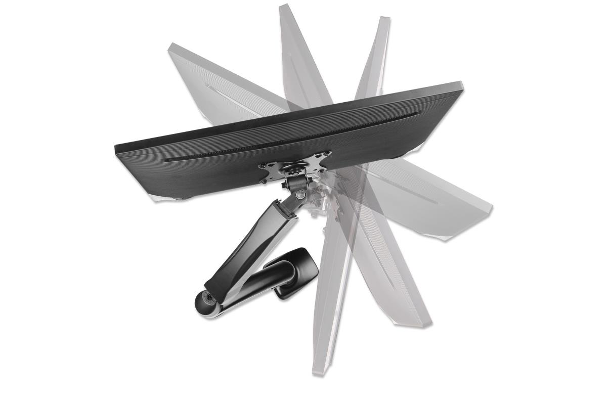 INTELLINET/MANHATTAN Monitor Mount - Desk - 1 Monitor - Full Motion - 17 to 32in