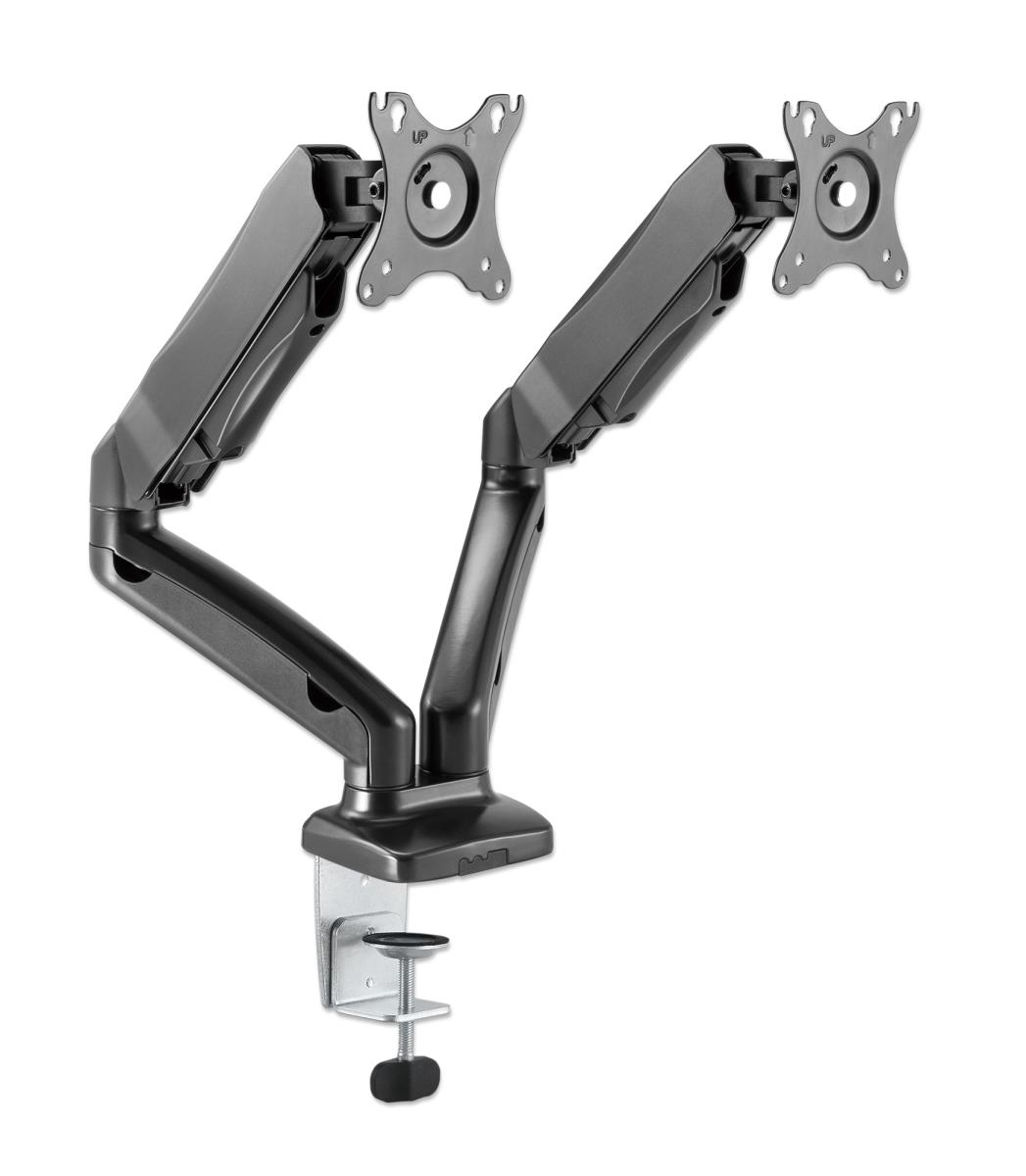 INTELLINET/MANHATTAN Monitor Mount - Desk - 2 Monitors - Full Motion - 17 to 32in