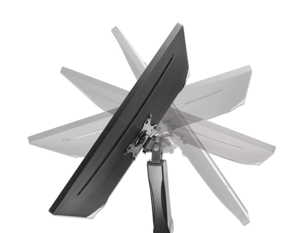 INTELLINET/MANHATTAN Monitor Mount - Desk - 2 Monitors - Full Motion - 17 to 32in