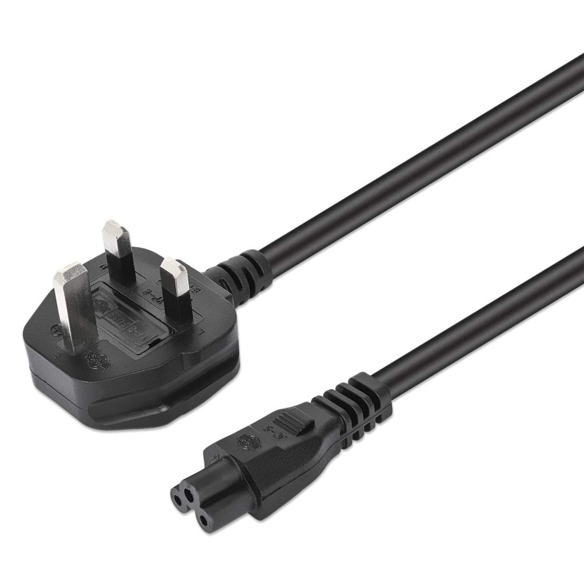 INTELLINET/MANHATTAN Power Cable BS1363 to C5 - UK