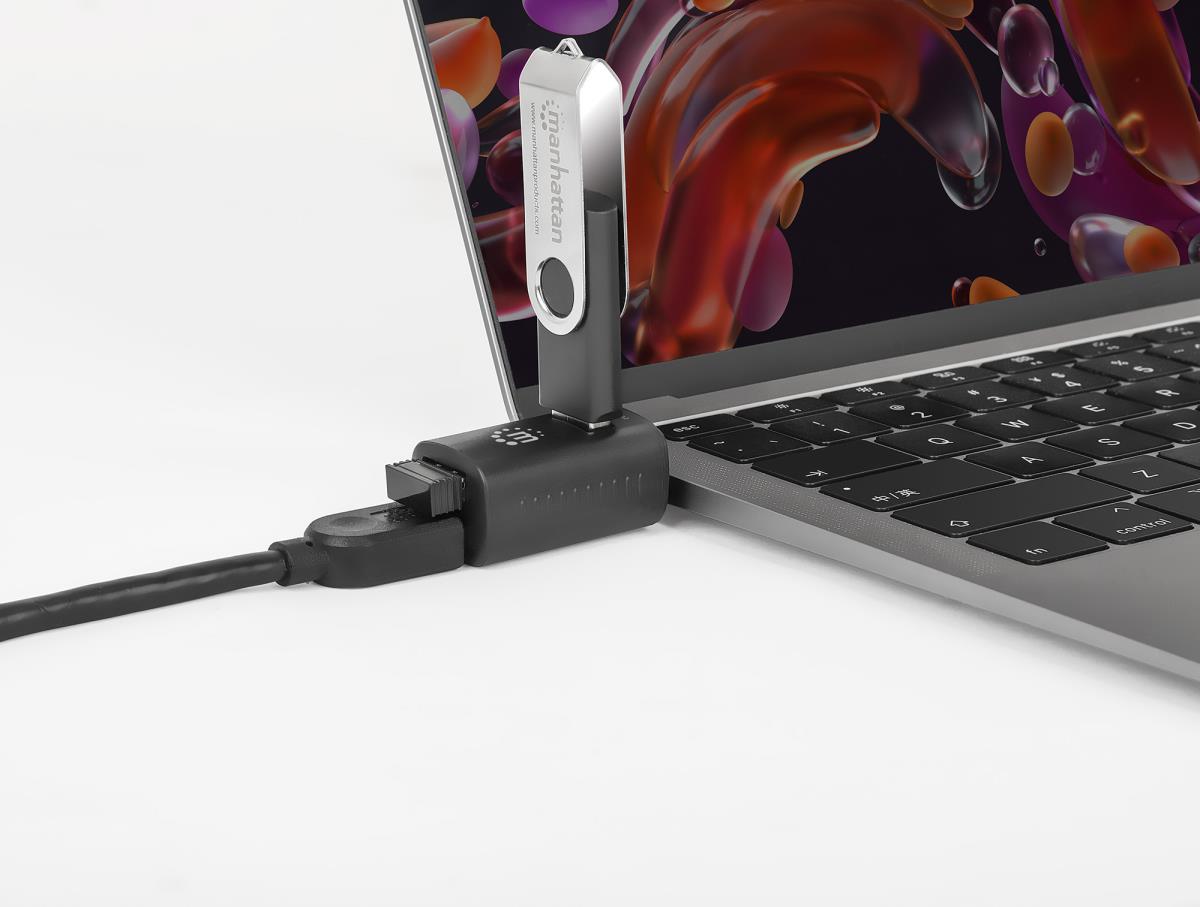 INTELLINET/MANHATTAN USB 3.0 / 2.0 / Type-C Combo Mini Hub - 3-Port