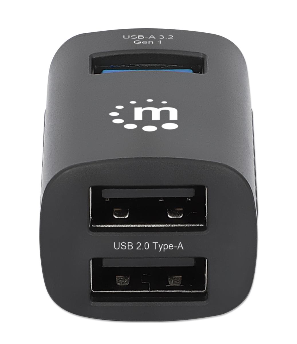 INTELLINET/MANHATTAN USB 3.0 / 2.0 / Type-C Combo Mini Hub - 3-Port